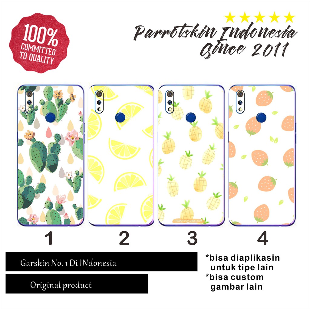 Garskin Skin Realme 2 3 4 5 6 7 kawai cute anti gores &amp; jamur include lens protector