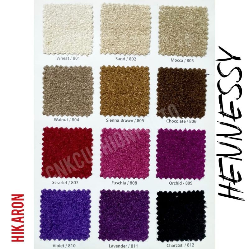 KAIN BLUDRU (SOFA MEUBEL / JOK / KURSI) HIKARON SUEDE - HENNESSY