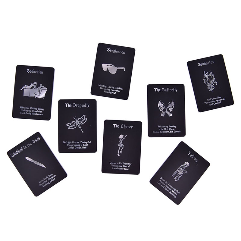 {LUCKID}54 Island Time Wellness Love Oracle Cards Tarot Card Divination Board Game Cards