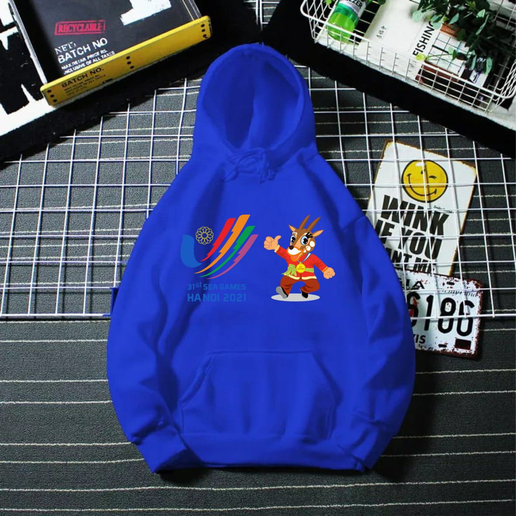 Jaket Sweater Switer Switter Hoodie Hodie Hoddie SEA GAMES HANOI 2021 SEA Asean Games Seagames ke 31th Ha Noi