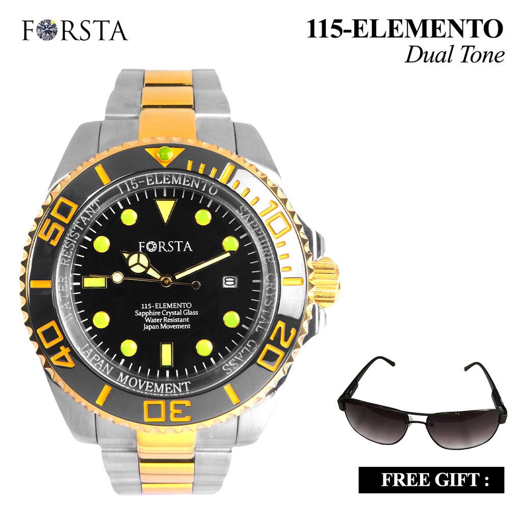 Jual Jam Tangan Kesehatan Forsta 115 Elemento Dual Tone Shopee Indonesia