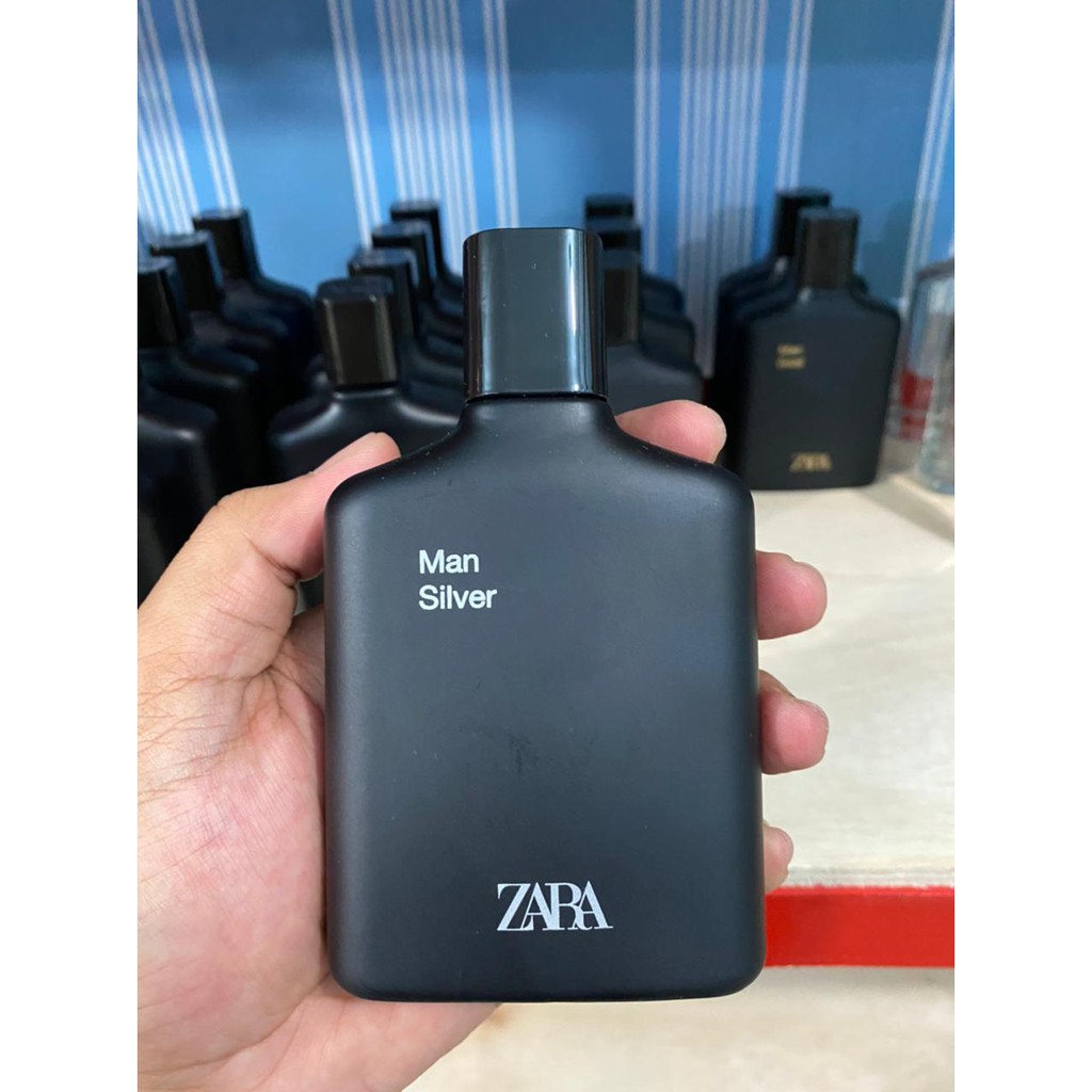 [ORIGINAL] PARFUM ZARA ORIGINAL MAN SILVER | FREE PAPER BAG
