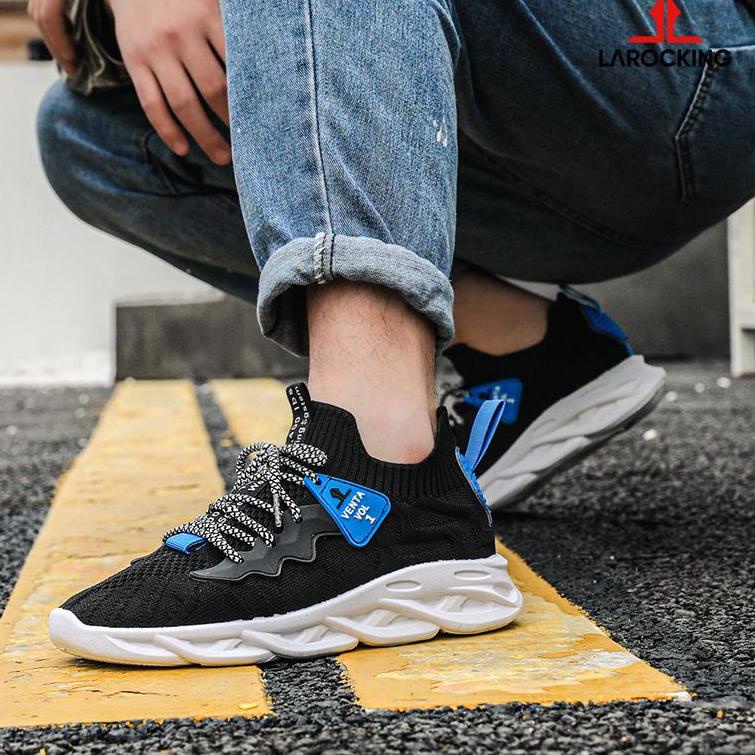 Larocking - Venta Vol 1 Hitam | Sepatu Sneakers Running Gym Shoes Sports R3U0