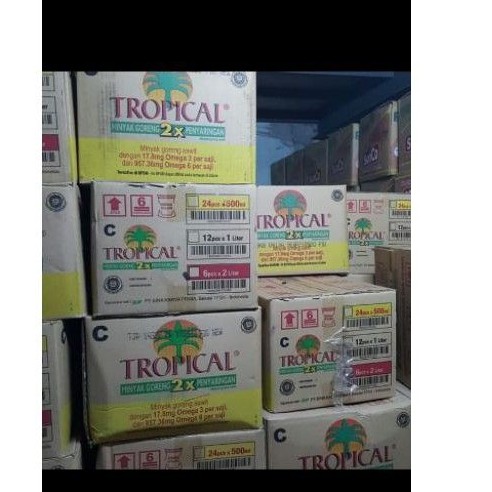 

minyak tropical 1 ctn isi 6