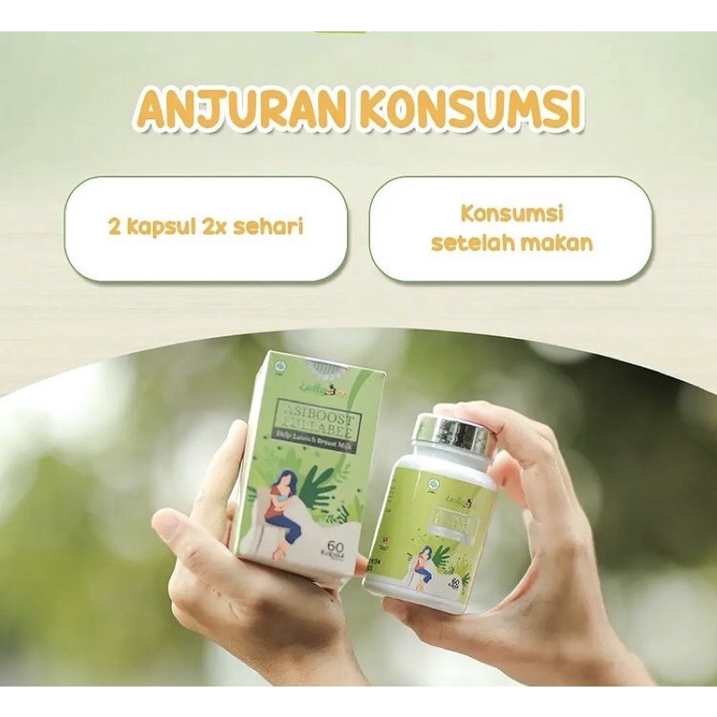 Asiboost Lullabee Asi Booster daun kelor daun Katuk Spirulina