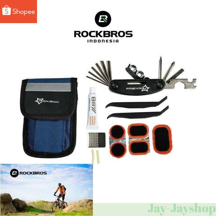 ROCKBROS Multifunction Bike ToolKit Alat Kunci Sepeda Lipat &amp; MTB