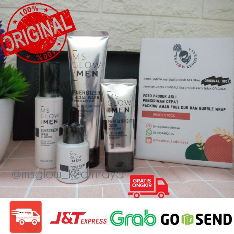 [ORIGINAL] MS GLOW FOR MEN || MS GLOW UNTUK PRIA || PERAWATAN WAJAH UNTUK PRIA