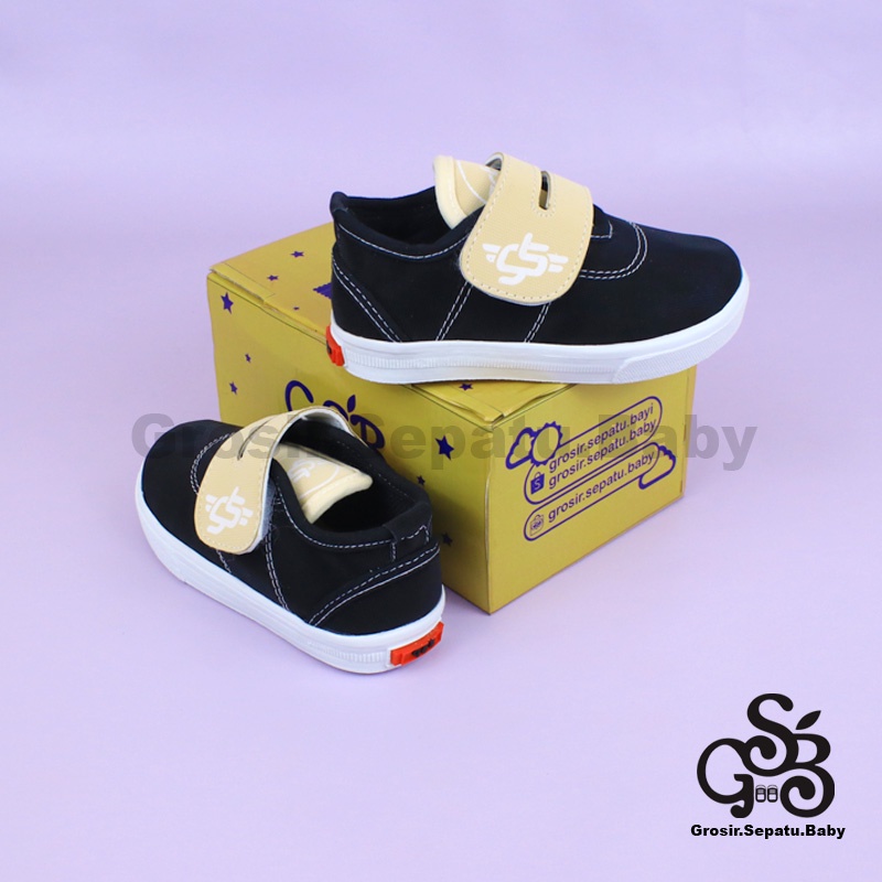 sepatu anak sneakers sepatu anak laki laki sepatu anak perempuan model casual ethan kids hitam ringan  fleksibel &amp; Anti Slip