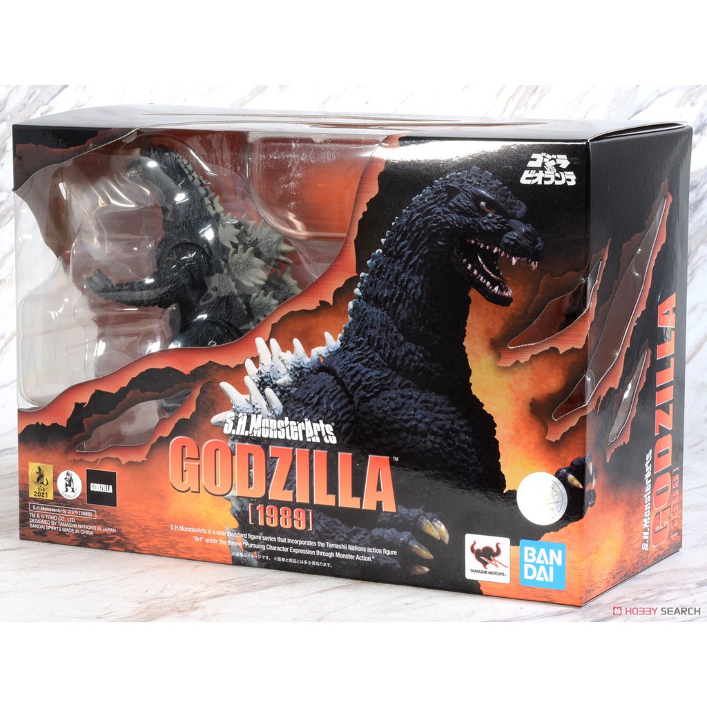 SHM Arts Godzilla (1989) 61505 / Figure / Collectible / Koleksi / Mainan / Pajangan / Original