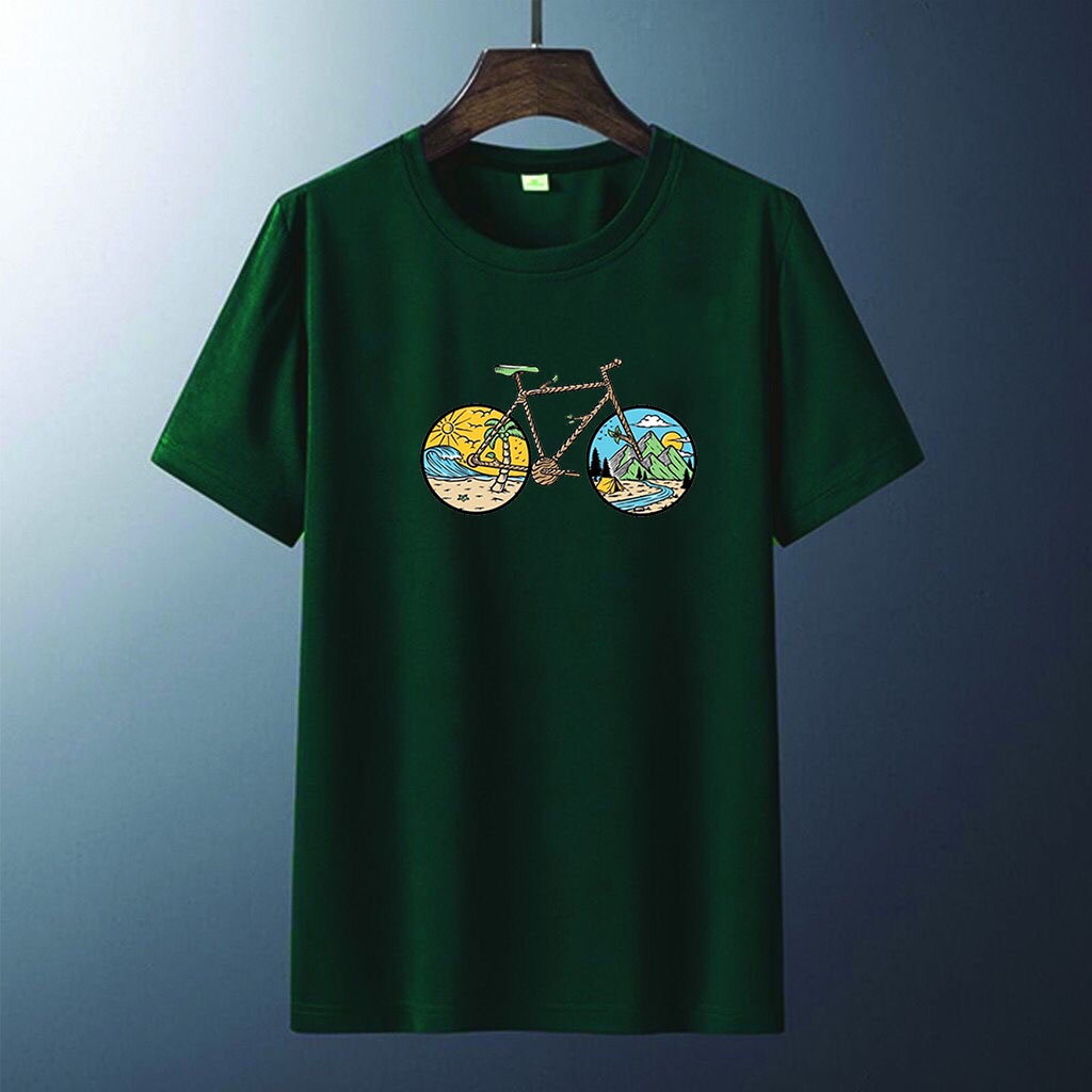 Kaos Distro Pria Sepeda World tour Baju Oblong T-shirt Pria baju cowok kekinian