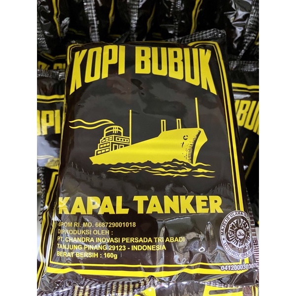 

Kopi Bubuk Kapal Tanker 160 gram