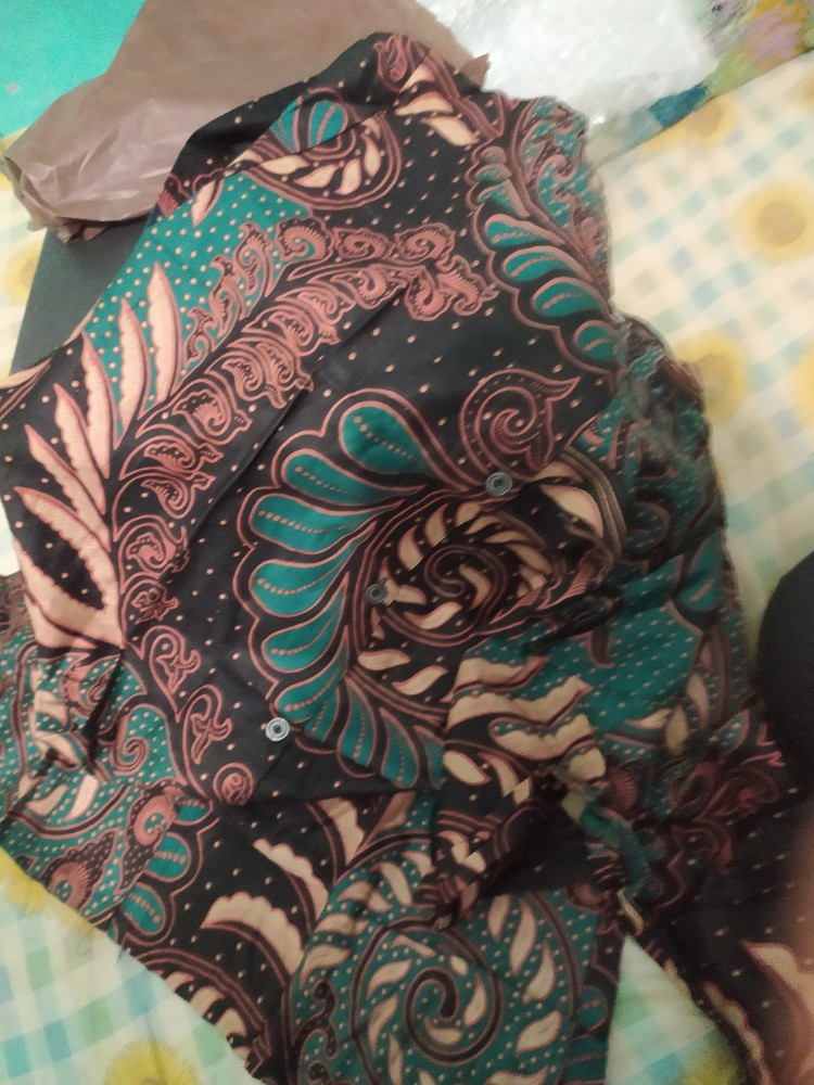 Batik Wanita Asj Sa Hrb026 Kenongo Kemeja Tosca Pendek