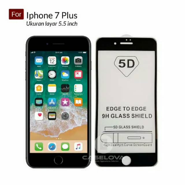 TEMPERED GLASS FULL GLUE FULL COVER IPHONE 7 8 7 PLUS 8 PLUS