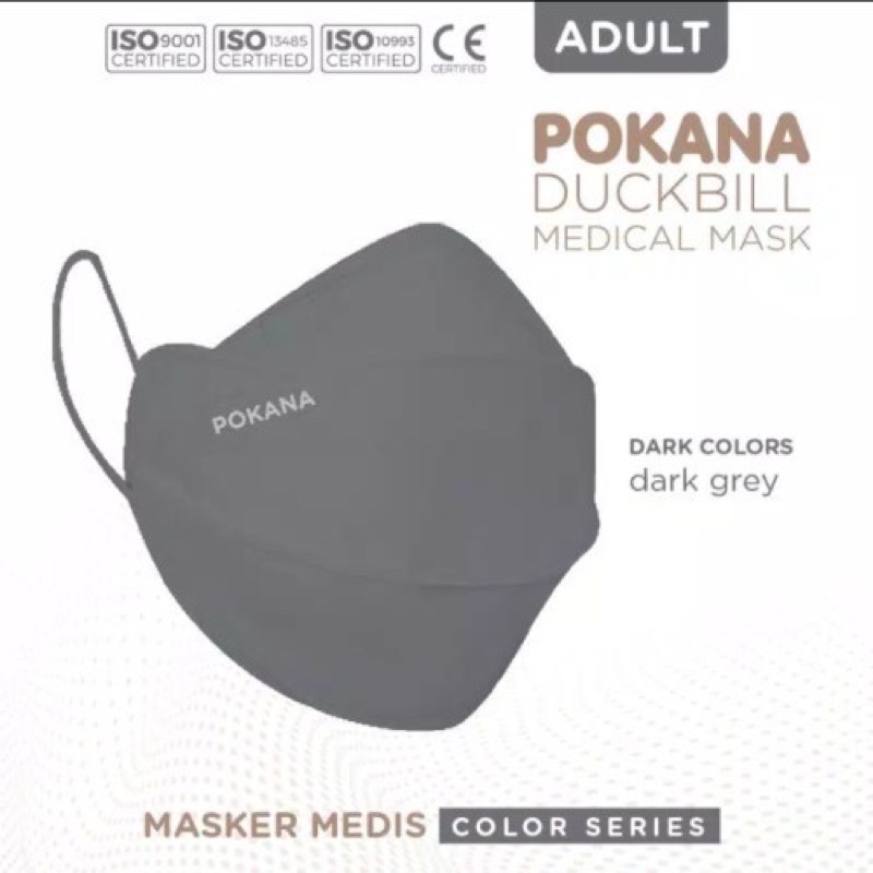 Pokana duckbill medical mask BFE 97%(satuan) Pokana Masker Duckbill