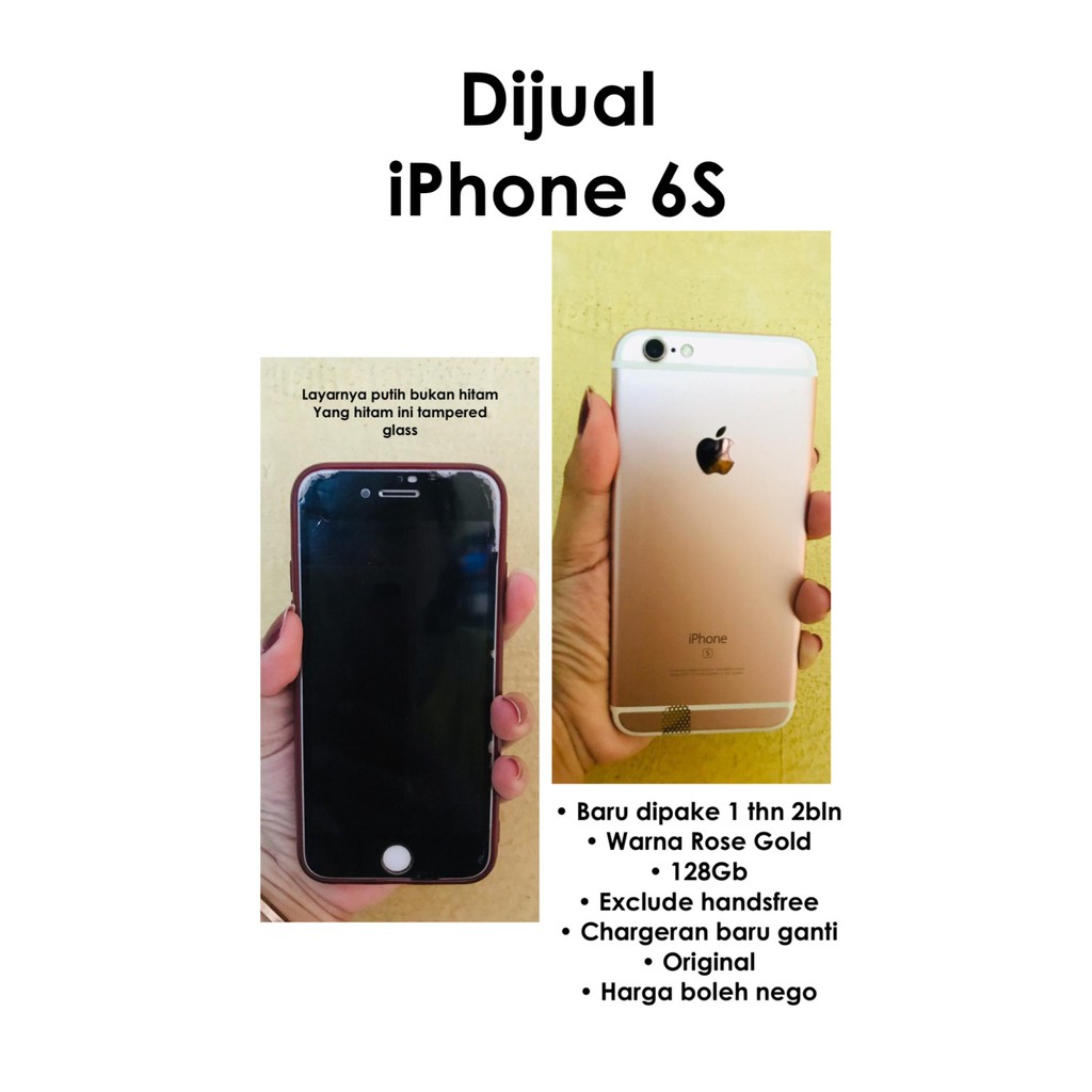 ipPhone 6S Second Original (boleh nego)