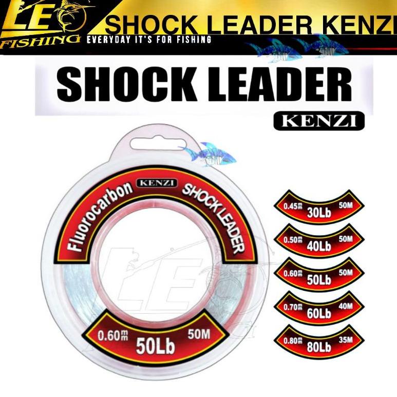 SHOCK LEADER KENZI KOJI FLUOROCARBON PANJANG 50M TERSEDIA 15LB 20LB 30LB 40LB 50LB 60LB 80LB ▪ SIL.2