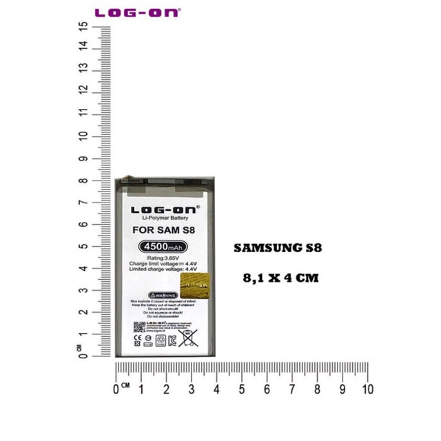 BATERAI SAMSUNG GALAXY S8 - EB-BG950ABE - LOG ON DOUBLE POWER BATTERY