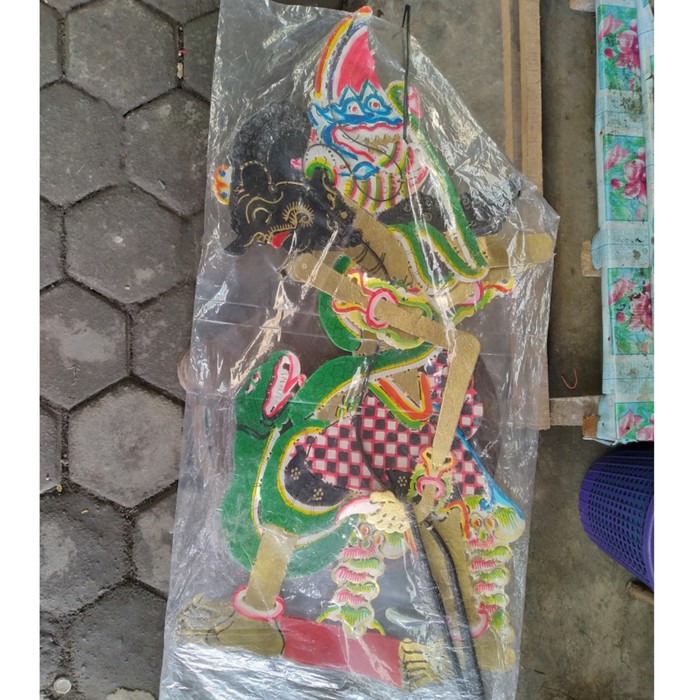 Jual Kerajinan Wayang Kulit Raden Bratasena X Cm Dalang Dewasa Dekorasi Shopee Indonesia