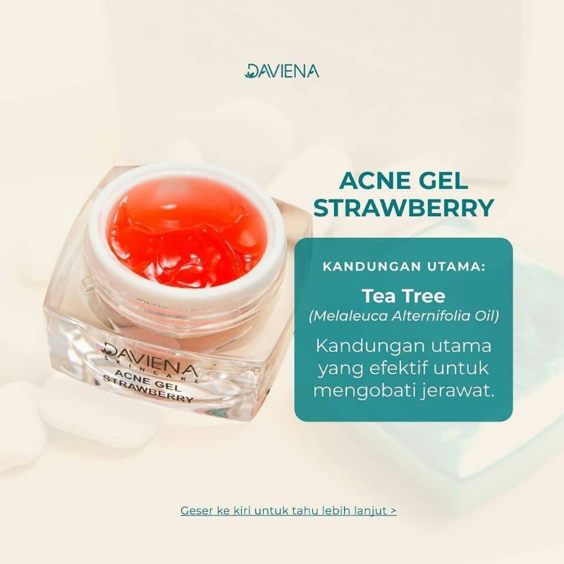 ACNE GEL STRAWBERRY|DAVIENA SKINCARE