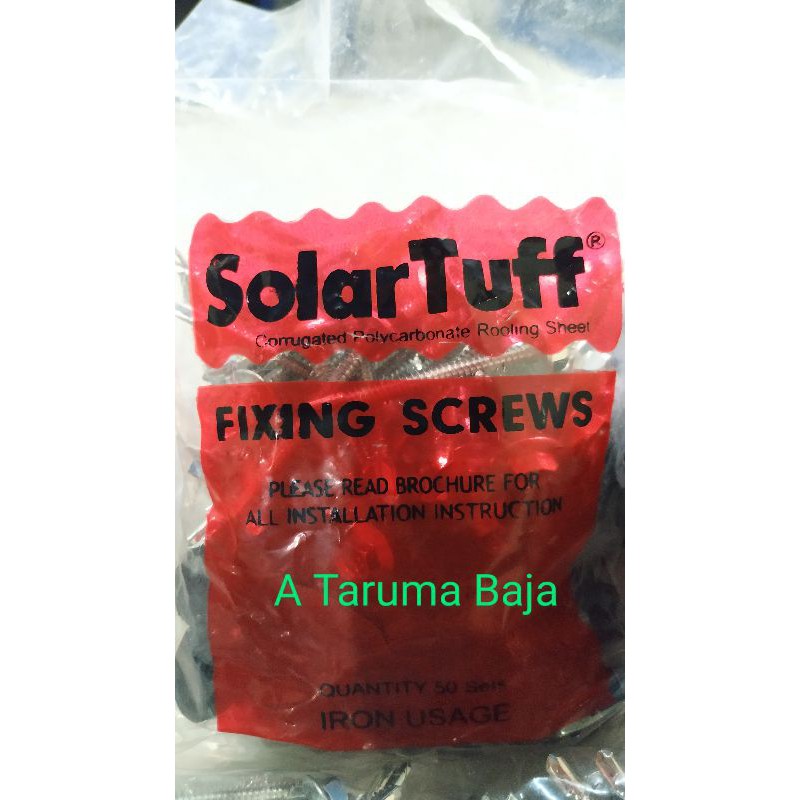 Skrup Seal Polycarbonate - Weather Seal - Solarflat - Solartuff ROMA - GRECA - TRIMDEK - Polycarbona