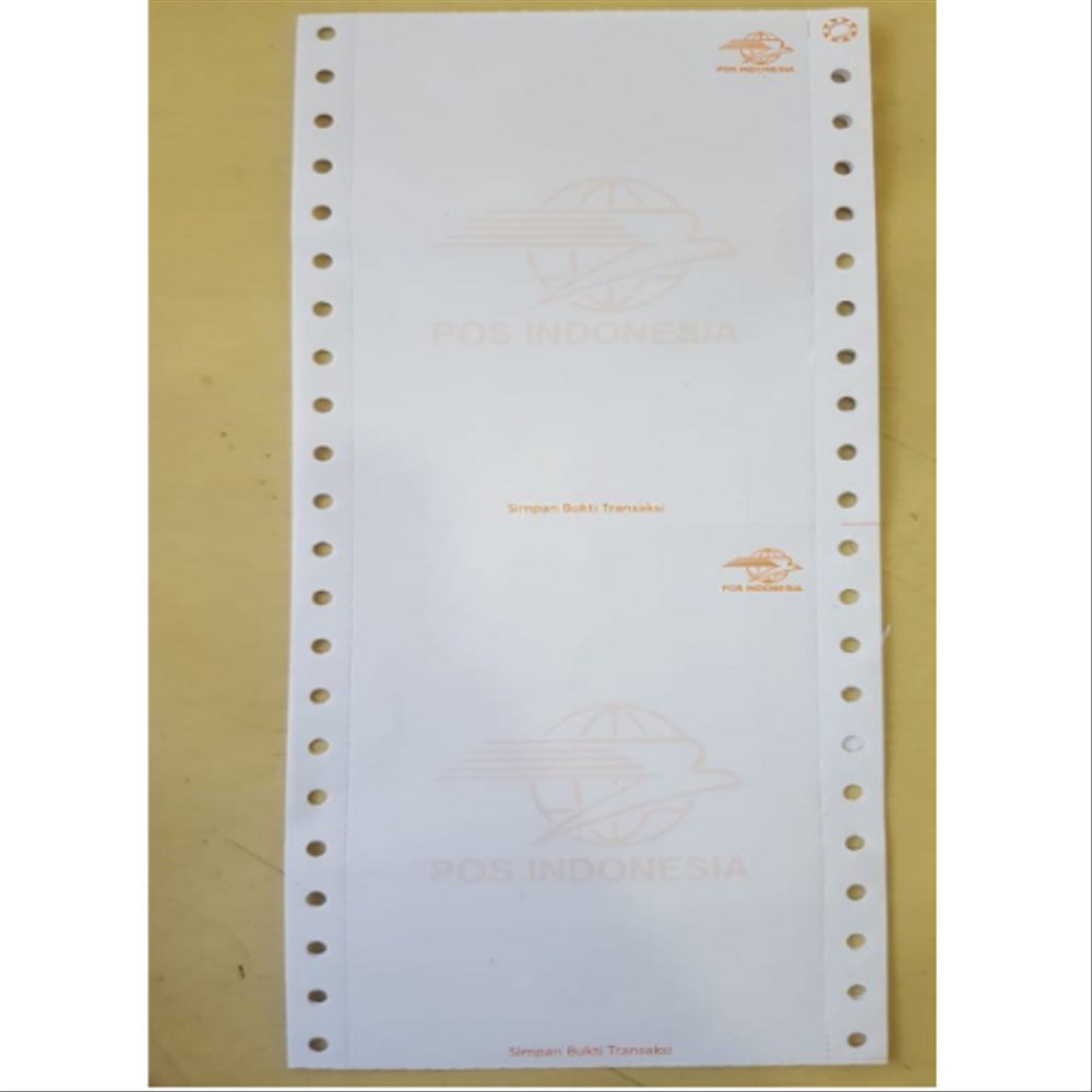 

Silakan Order Kertas Resi 2 Ply Pospay 2.000 lembar terlaris