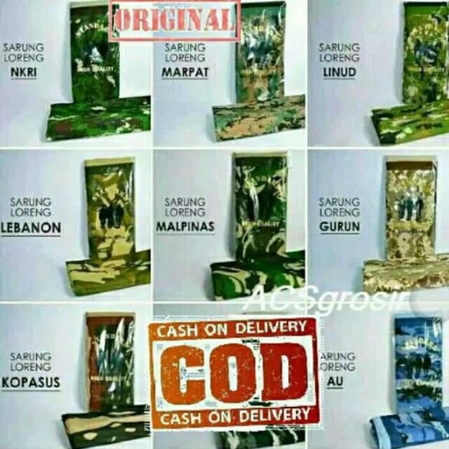 AM Promo Shopee Sarung Loreng Dewasa sarung TNI  army