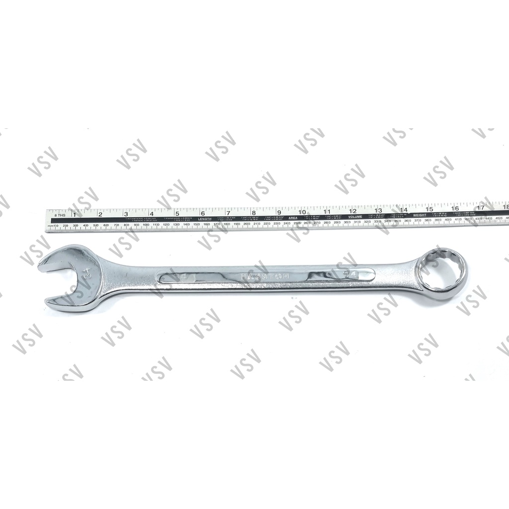 HASSTON Kunci Ring Pas 34mm Combination Wrench 34mm Ringpas 34mm Spanner