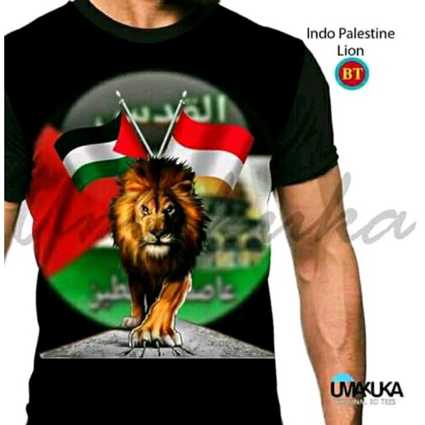 baju kaos tshirt palestina indonesia dakwah muslim islami umakuka 3d fullprint original murah keren