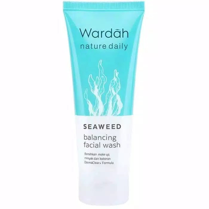 WARDAH NATURE DAILY SEAWEED BALANCING FACIAL WASH 60 ML, 100 ML