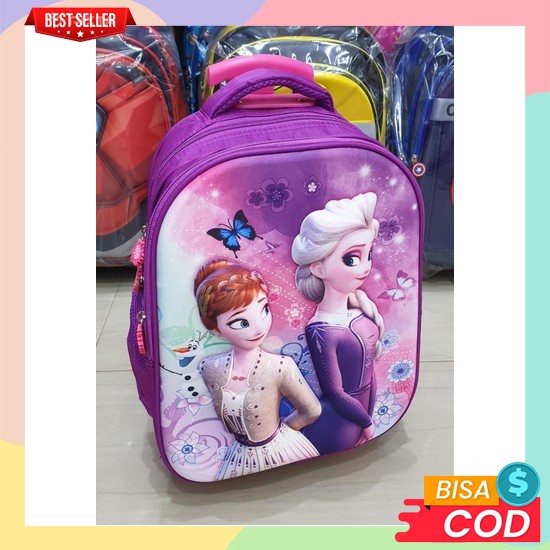 Tas Ransel Troli Ransel Sekolah Bbb Untuk Anak Paud Tk Sd Smiggle Trolley Backpack Lucu Imut Tas Kop