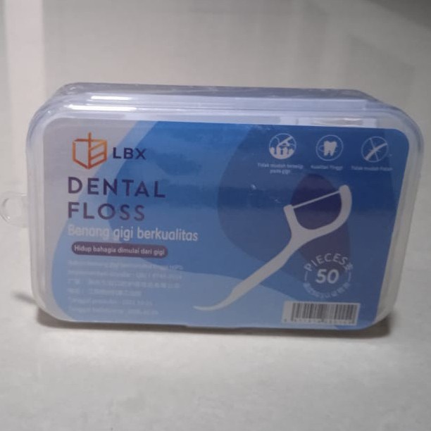 Dental Floss Picks Benang Tusuk Gigi isi 50 pcs Pembersih Gigi 50Pcs