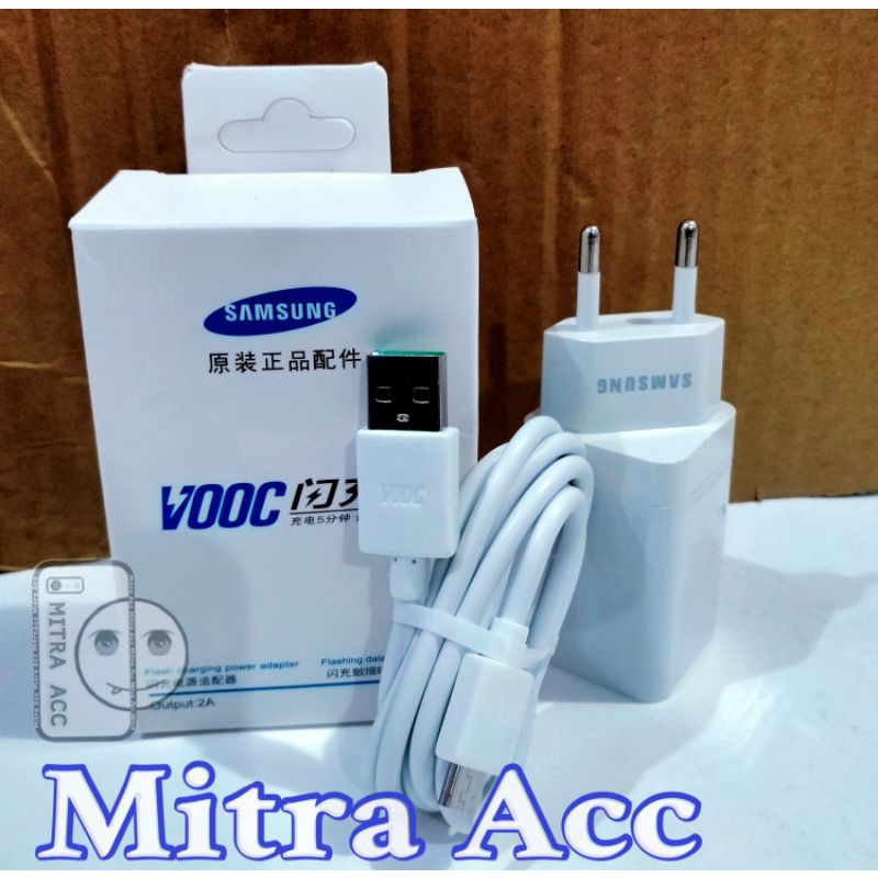 Charger VOOC 2USB PORT Fast Charging 2A Usb For Xiaomi / Oppo /Samsung/ Vivo