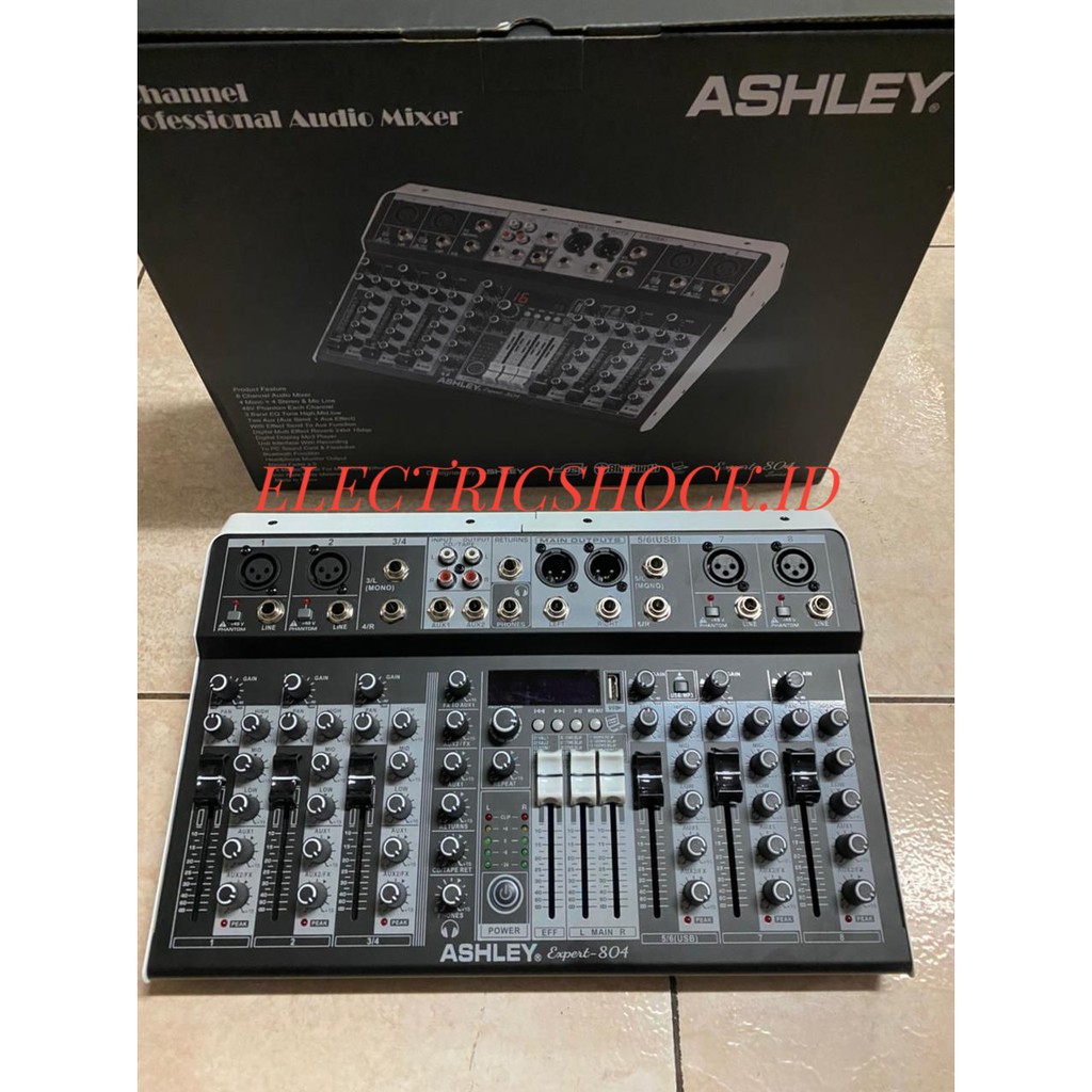 MIXER AUDIO ASHLEY EXPERT 804 / EXPERT804 (ORIGINAL) 8 CH