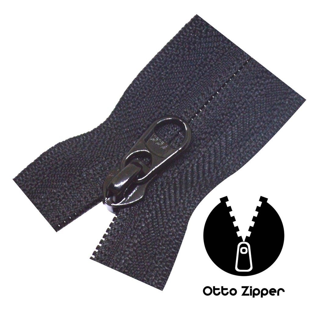 KEPALA RESLETING COIL YKK NO 8 TERBALIK HITAM 1 PCS KS 8 YKK CTB HTM