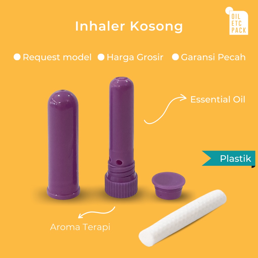 Botol Inhaler Kosong / Wadah Inhaler Aksesoris Travel