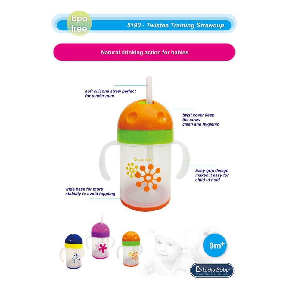 BOTOL MINUM ANAK / TWISTIE TRAINING S TRAWCUP (5190)