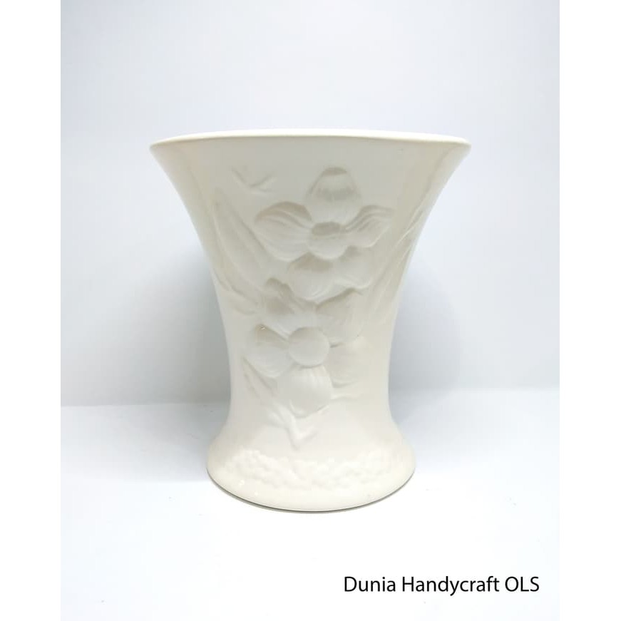 Vas - Pot Bunga Keramik Mawar - Vas Keramik Dekorasi