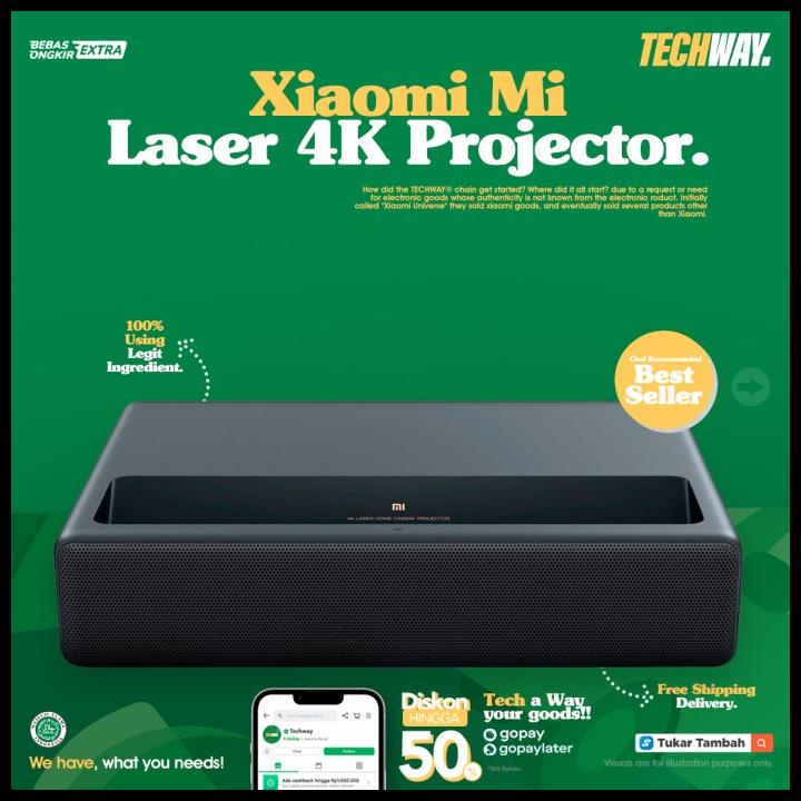Xiaomi Mi 4K Laser Projector 150" Ultra Short Throw 4K Global Version