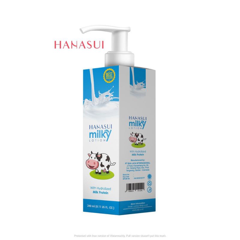 Hanasui Milky Lotion Body Lotion hanasui