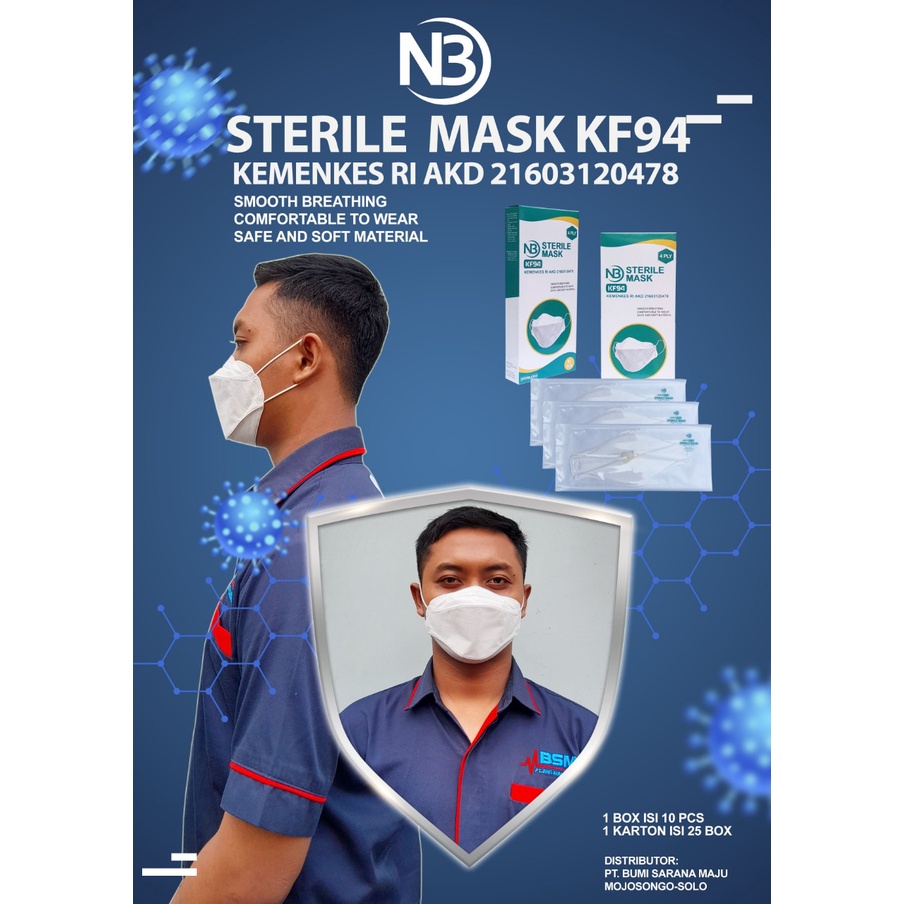 MASKER STERIL KF 94 N3