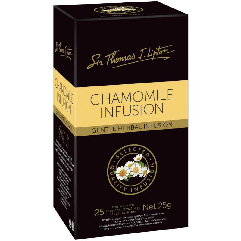 

Teh lipton chamomile infusion bag 25x1gr