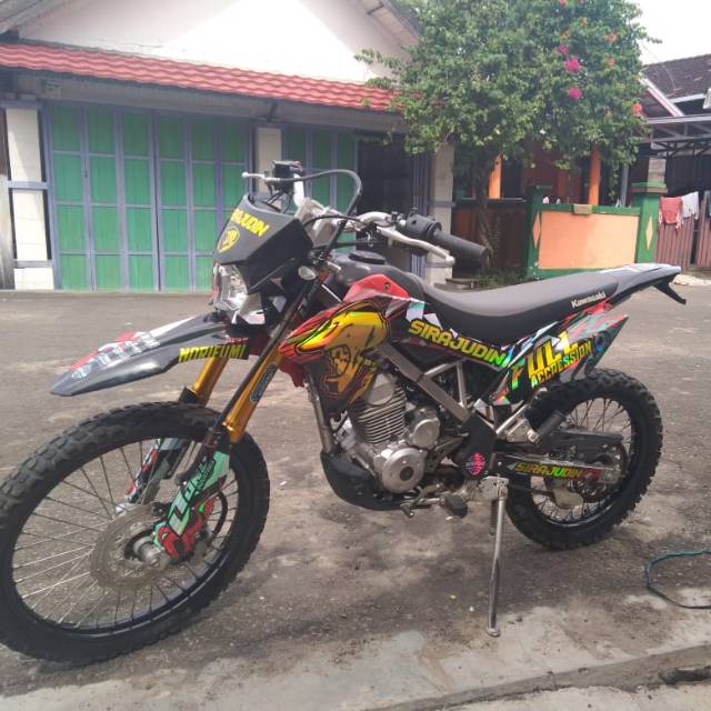 Stiker Decal klx bf, CRF, WR, DTRAKER hologram