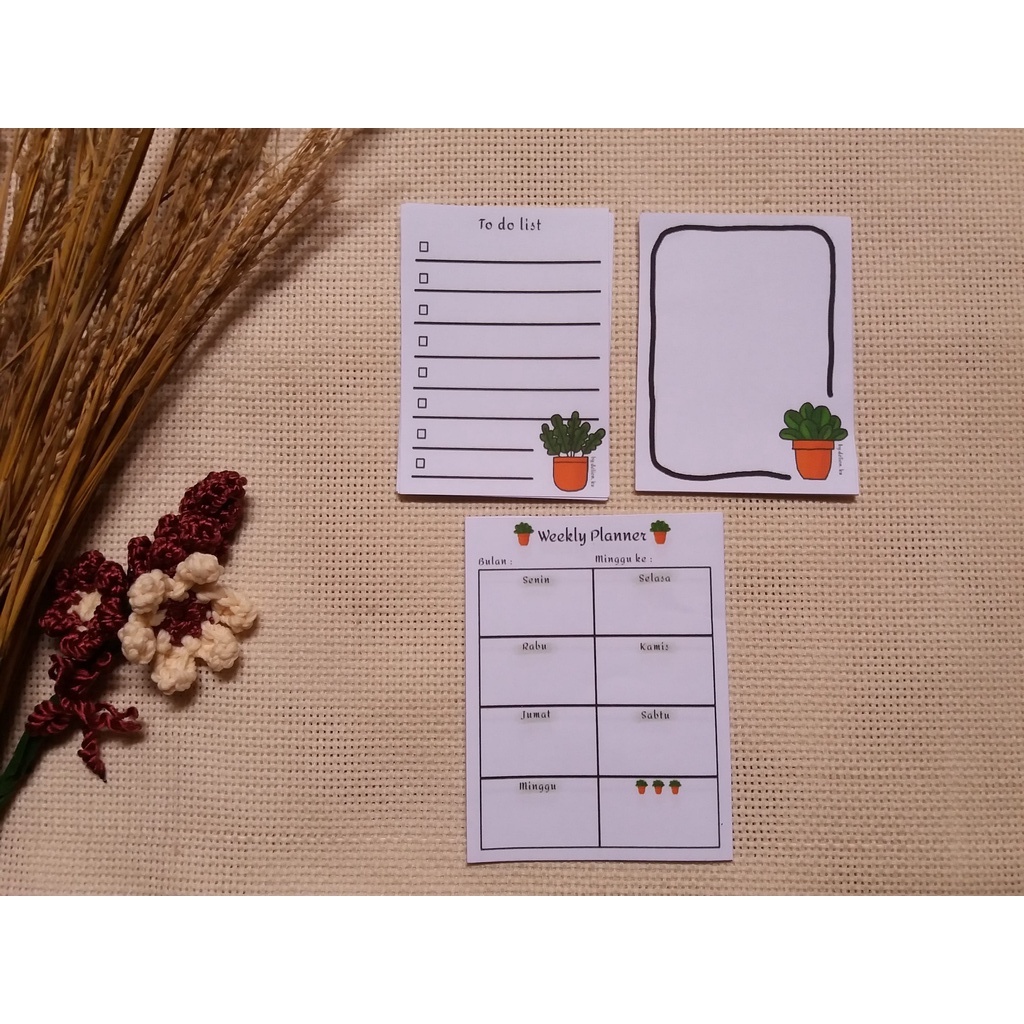 

Memo Sheet Planner