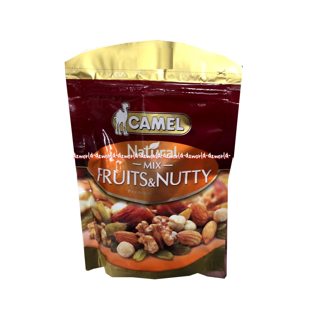 Camel Natural Mix Fruits &amp; Nutty 150gr Kacang Buah Buahan Snack Kacang Kamel Import