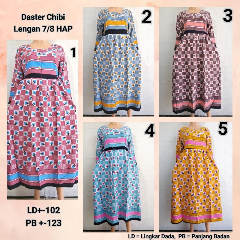 DASTER CHIBI LENGAN 7/8 HAP LD 100 BUSUI FRIENDLY KRMS + BU TEJO KTKBG