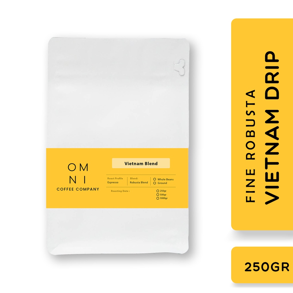 

Kopi Vietnam Drip Blend 250gr (Biji / Bubuk)