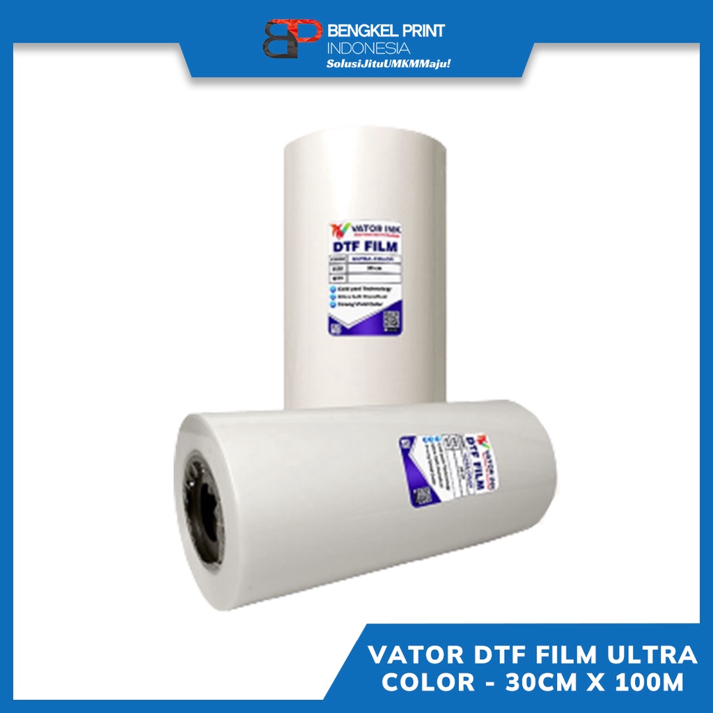 PET FILM DTF VATOR ULTRA COLOR 30CM x 100M | 1ROLL