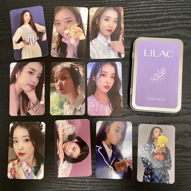 IU - Lilac photocard / pc / tin case