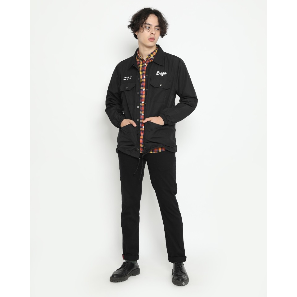 Erigo Coach Jacket Fujinkai Black-3
