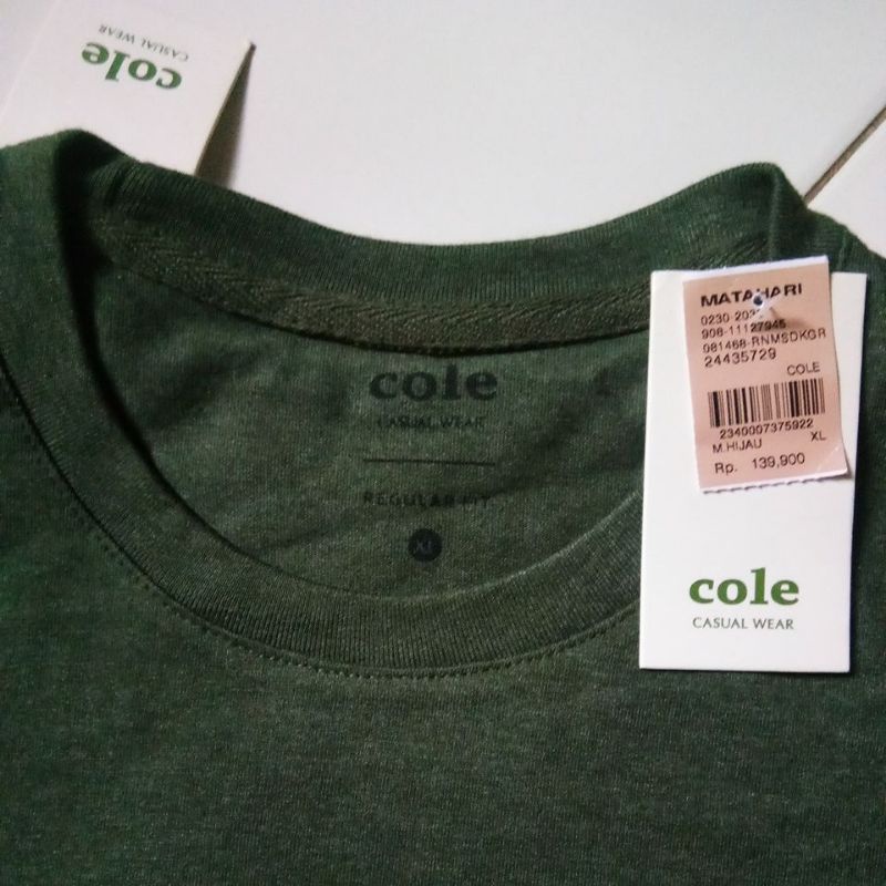 kaos Pria dewasa murah merk COLE by Matahari